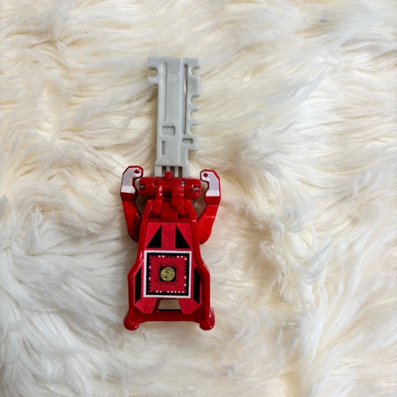 Power Rangers Super Megaforce Mighty Morphin Red Ranger Key Legendary Pack 2.5" - Picture 2 of 3